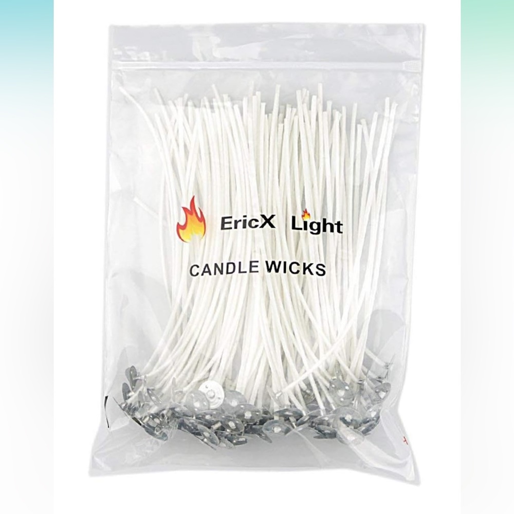 98 Piece Cotton Candle Wick - 6" Pre-Waxed for Candle Making